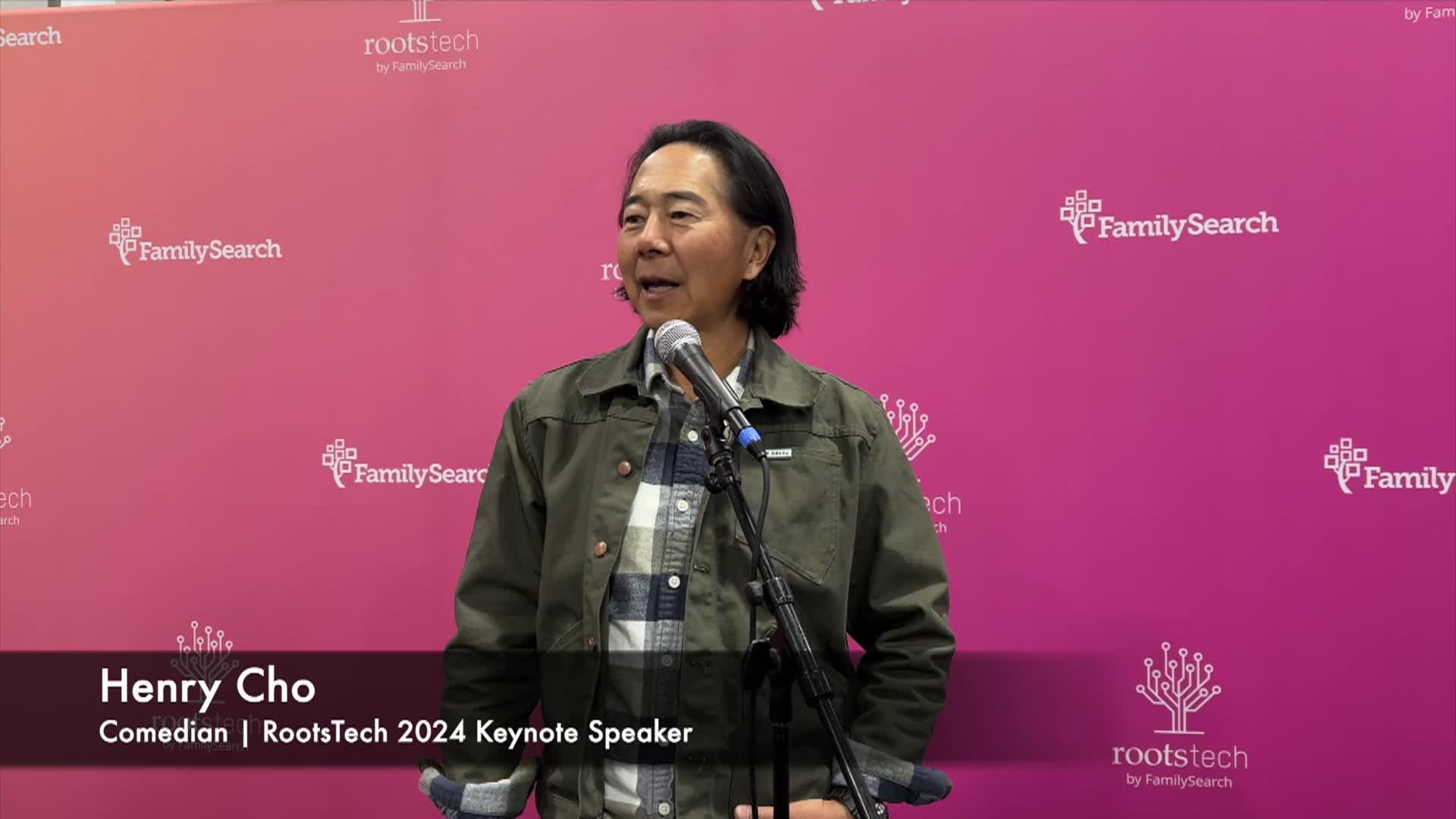 Henry Cho RootsTech 2024